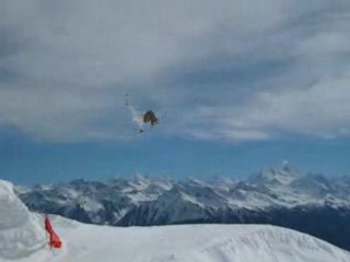 Saut+gamelle à ski