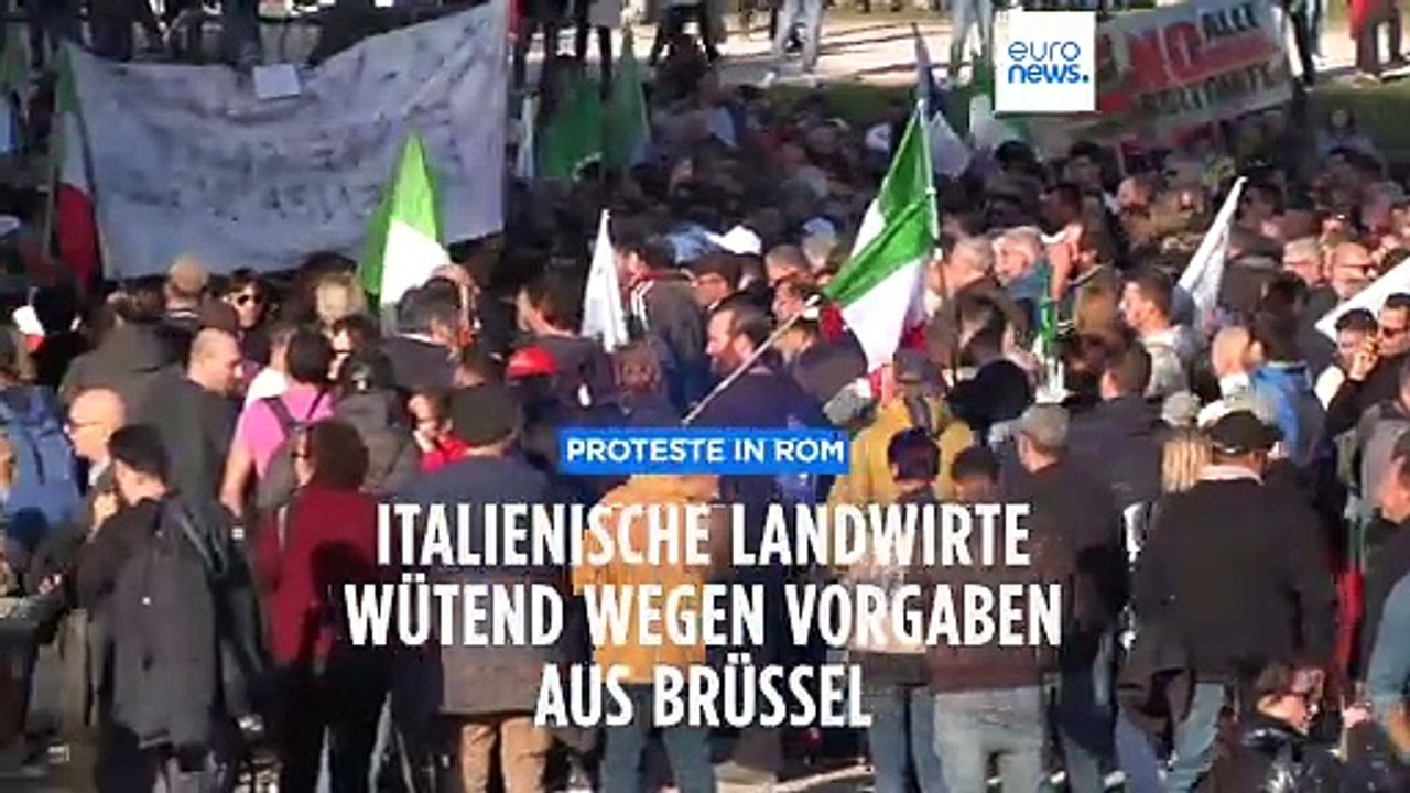 Bauern in Rom: „EU soll sich nicht in italienische Angelegenheiten einmischen“
