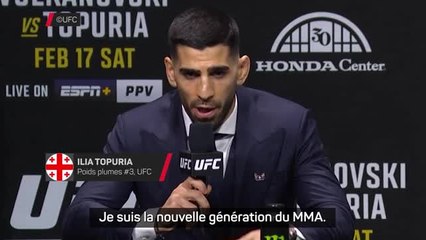 UFC 298 - Topuria : "Je suis la nouvelle génération du MMA"