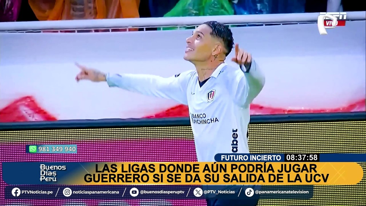 Estas son las ligas donde podría jugar Paolo Guerrero si deja la UCV