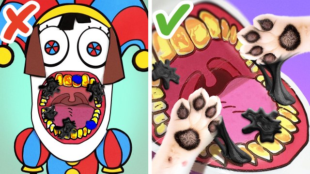 Help a kitten with Circus Pimples *My Cat Rescued The Amazing Digital Circus *