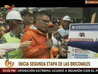 Jefe de Gob. Nahum Fernández destacó meta por las Bricomiles para la recuperación de las escuelas