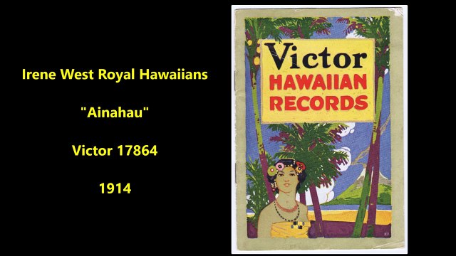 Irene West Royal Hawaiians - Ainahau (1914)