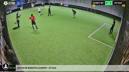 Faute de Bixente Laurent - FC CAZ