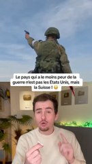Le pays qui a le moins peur de la guerre n’est pas les etats unis !
