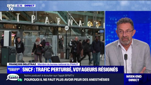 Grève à la SNCF: Ce n'est pas acceptable que 150.000 personnes ne puissent pas prendre le train , pour François Deletraz (Fédération nationale des associations d'usagers des transports)