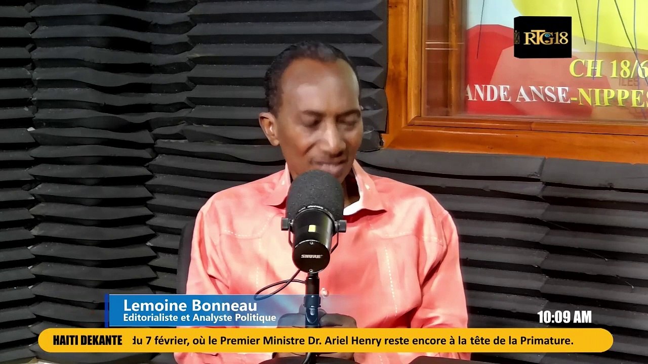 Lemoine Bonneau kritike konpòtman represif lapolis nan manifestasyon kont PM Ariel Henry.