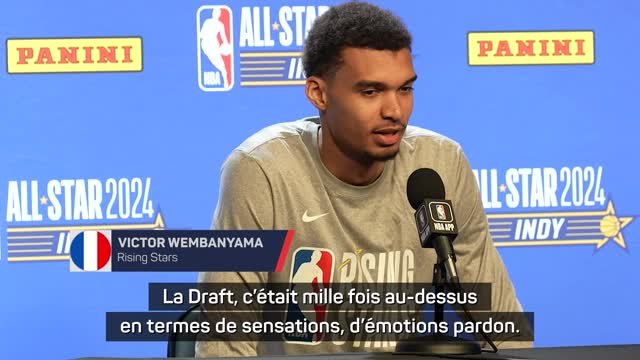 Rising Stars - Wembanyama : La Draft, c’était mille fois au-dessus en termes d’émotions