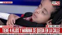 Se iba a quedar en la calle con sus hijos y los televidentes de Crónica le donaron más de 8 millones de pesos