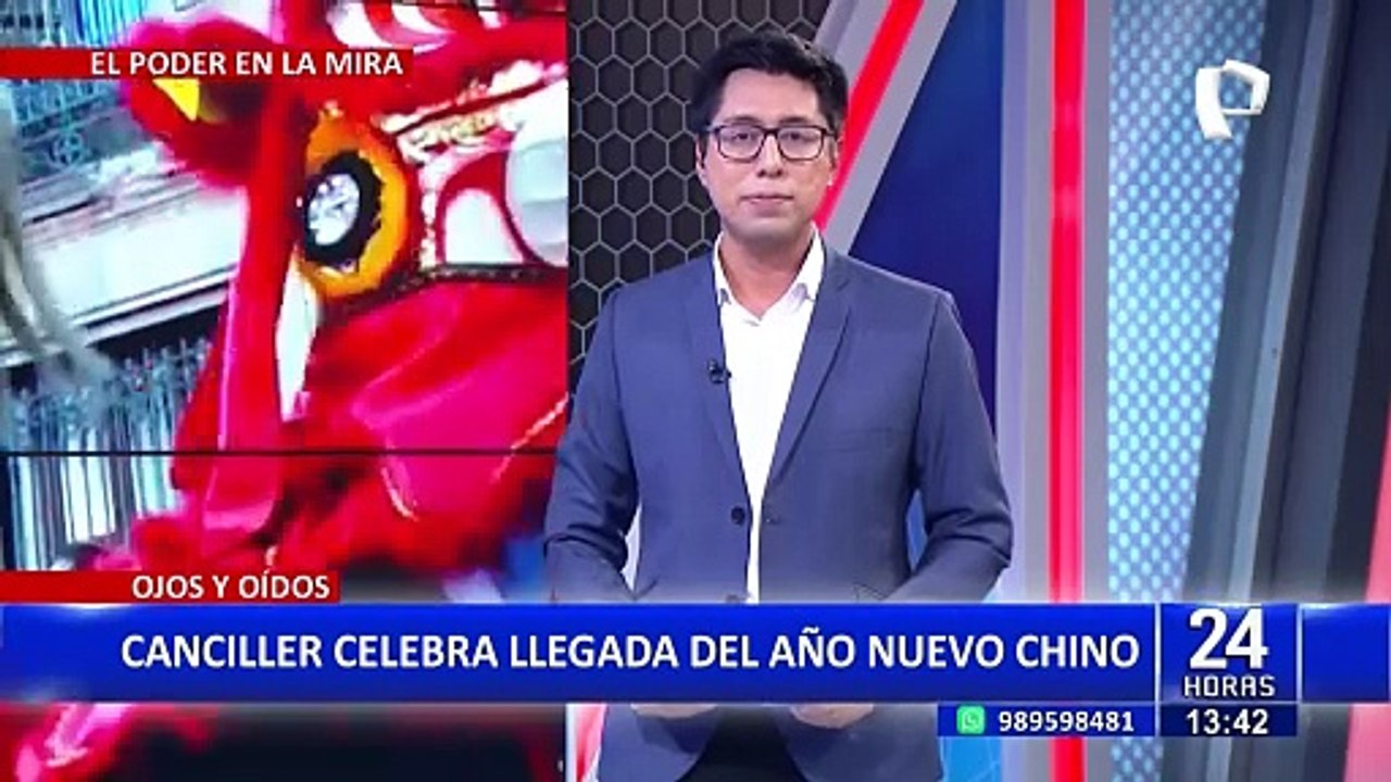 Canciller en medio de las celebraciones por Año nuevo chino: “Feliz por representar al Perú”