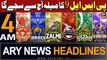 ARY News 4 AM Headlines 17th February 2024 | PSL 9 all set to kick start today