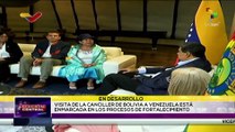 Pdte. Nicolás Maduro recibe a la canciller del Estado Plurinacional de Bolivia