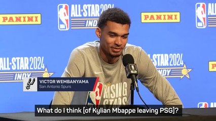 Download Video: Wembanyama understands why Mbappé is leaving PSG