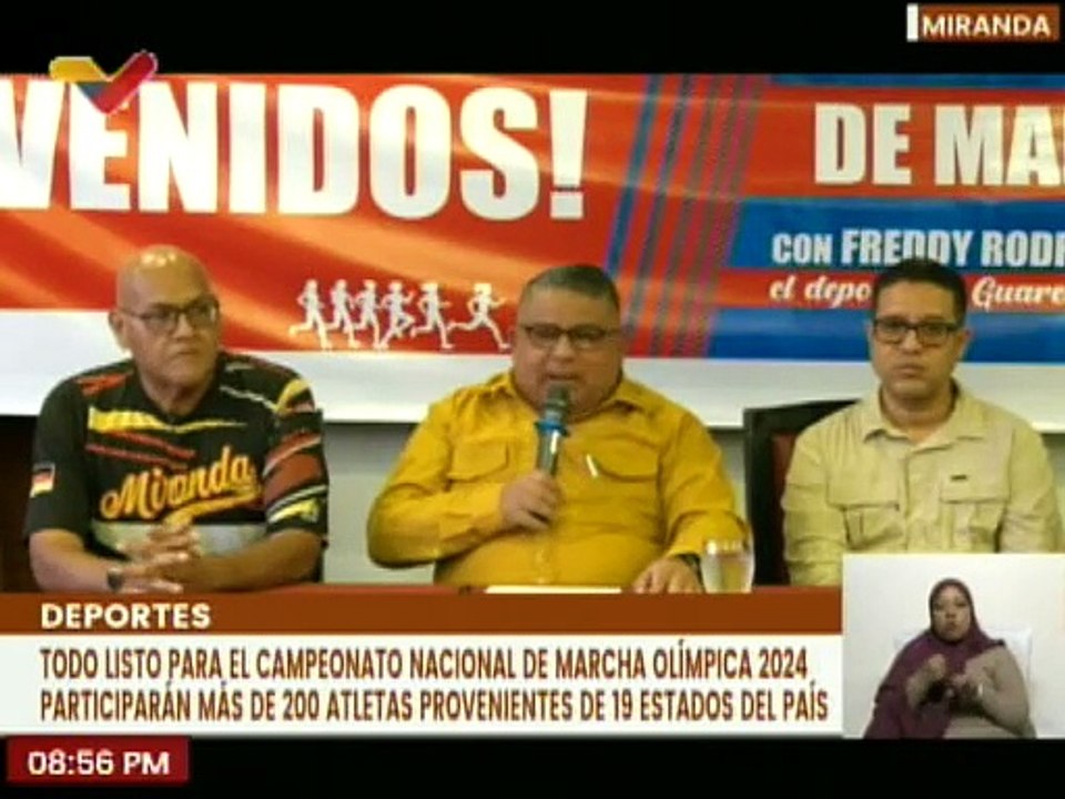Miranda | 200 atletas participarán en Campeonato Nacional de Marcha Olímpica 2024 en el mcpio. Plaza