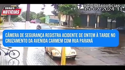 Vídeo mostra acidente entre ônibus escolar e veículo na região de Goioerê