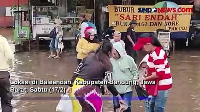 Diguyur Hujan Deras, Akses Jalan ke RSUD Al Ihsan di Baleendah Bandung Terendam Banjir