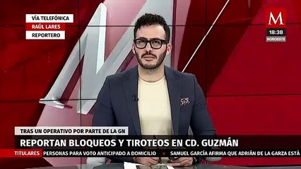 Скачать видео: Crimen organizado realiza bloqueos y tiroteos en Ciudad Guzmán, Jalisco