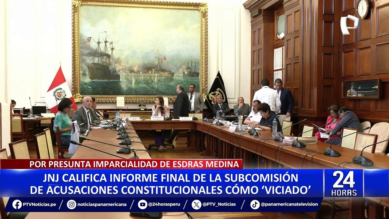 JNJ rechaza informe del Congreso que propone destitución e inhabilitación de sus miembros