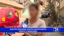 VMT: familia de mototaxista baleado pide encontrar a delincuente del crimen