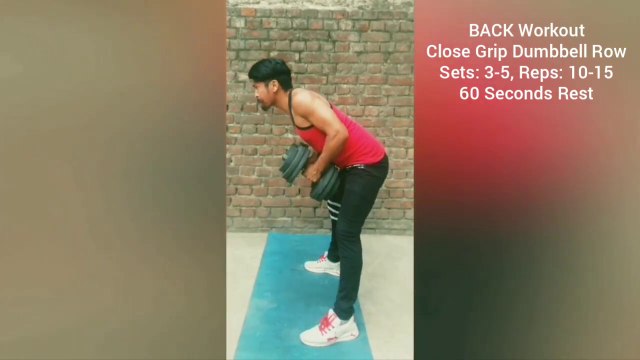 ❌ DUMBBELL CLOSE GRIP ROW ✔️ Best BACK & LATS Exercise #heermlgangaputra #naturalbodybuilding