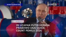 Isi Ucapan Vladimir Putin Kepada Prabowo Usai Quick Count Pemilu 2024