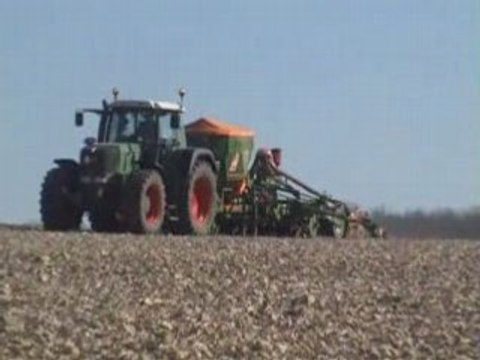 Fendt 920 Vario TMS + Amazone Cirrus 4001 Spécial