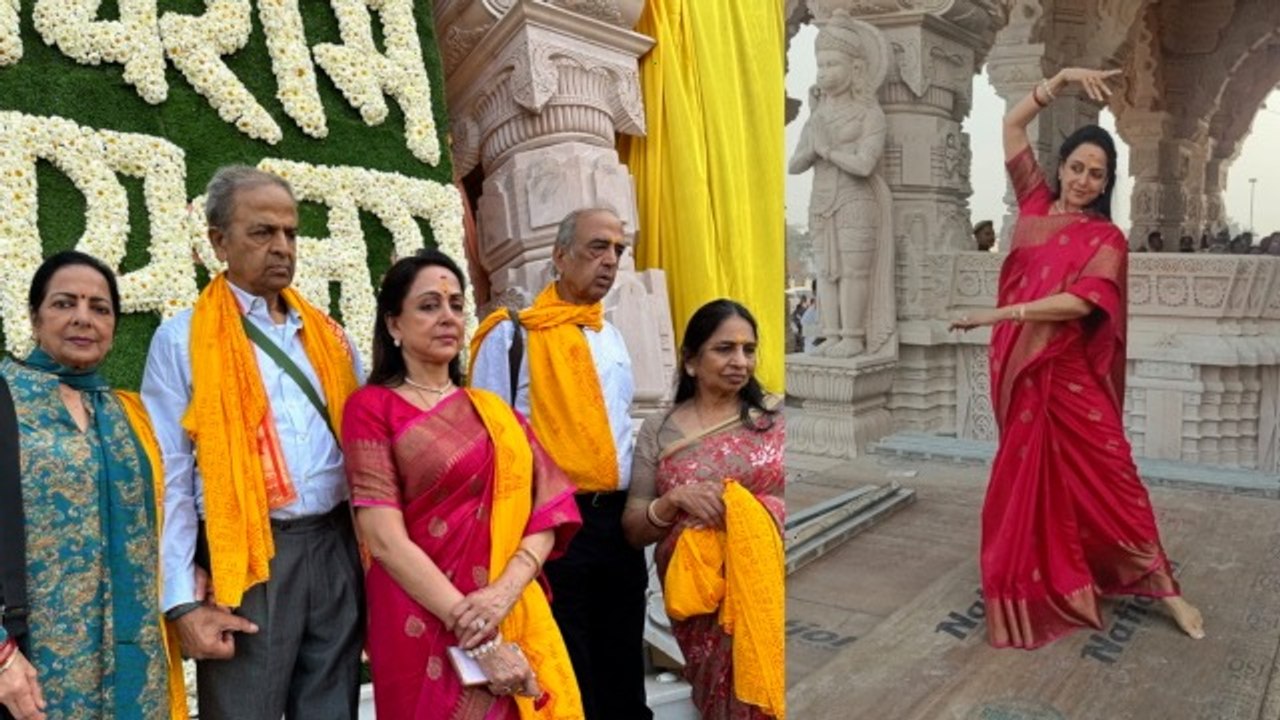 Hema Malini Ram Mandir Darshan Inside Photos Viral, Rag Seva Performance Preparation करते.. |Boldsky