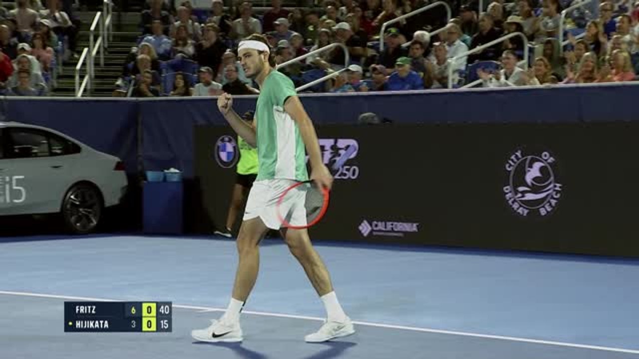 Delray Beach - Taylor Fritz au rendez-vous