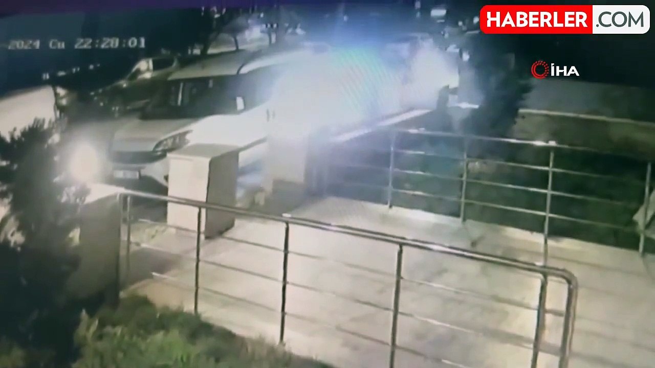Pendik'te kaymakamlık lojmanının önündeki silahlı çatışmanın güvenlik kamerası görüntüleri ortaya çıktı