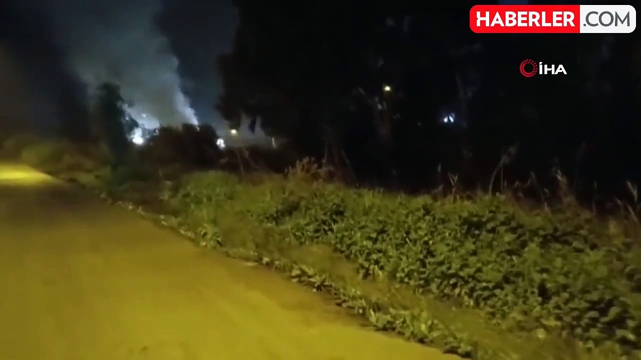 Doğalgaz Borusu Patladı, Sızan Gaz Böyle Görüntülendi