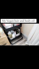 Behind the scenes of me making my hair & body oil