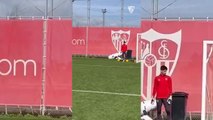 Homenaje para el madridismo: vean esta celebración de Sergio Ramos con el Sevilla