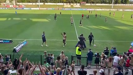 WATCH: Jets striker Sarina Bolden walk off after scoring a hat-trick