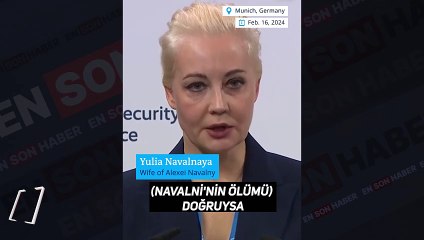 Navalni'nin eşi Yulia: Putin cezalandırılmalı