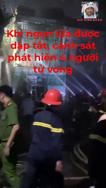 Khi ngọn lửa được dập tắt, cảnh sát phát hiện 4 người tử vong