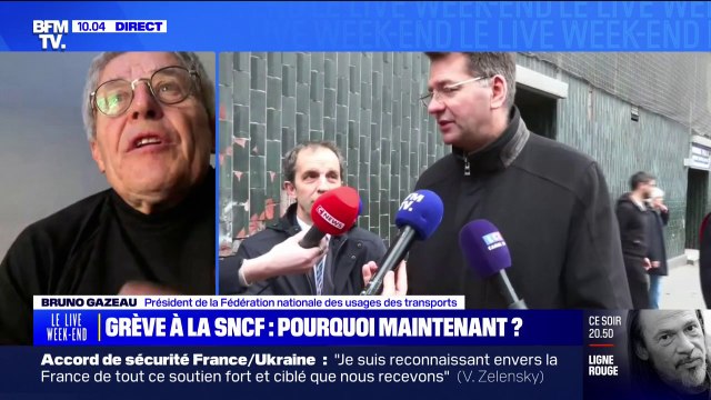 Grève SNCF: Bruno Gazeau, président de la Fédération nationale des usages des transports, pointe une disproportion considérable entre le nombre de voyageurs touchés et le nombre de grévistes