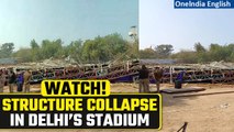 Jawaharlal Nehru Stadium Incident: Temporary Structure Collapse Injures Over 8 People| Oneindia News