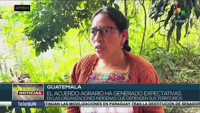 Gobierno de Guatemala y organizaciones campesinas desarrollan acuerdo agrario