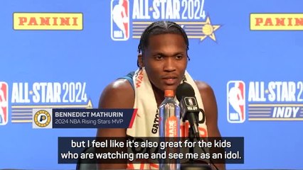 Mathurin dreaming big after Rising Stars MVP award