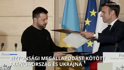 Biztonsági megállapodást kötött Ukrajna és Franciaország