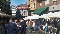 Aficionados del Burgos en Oviedo