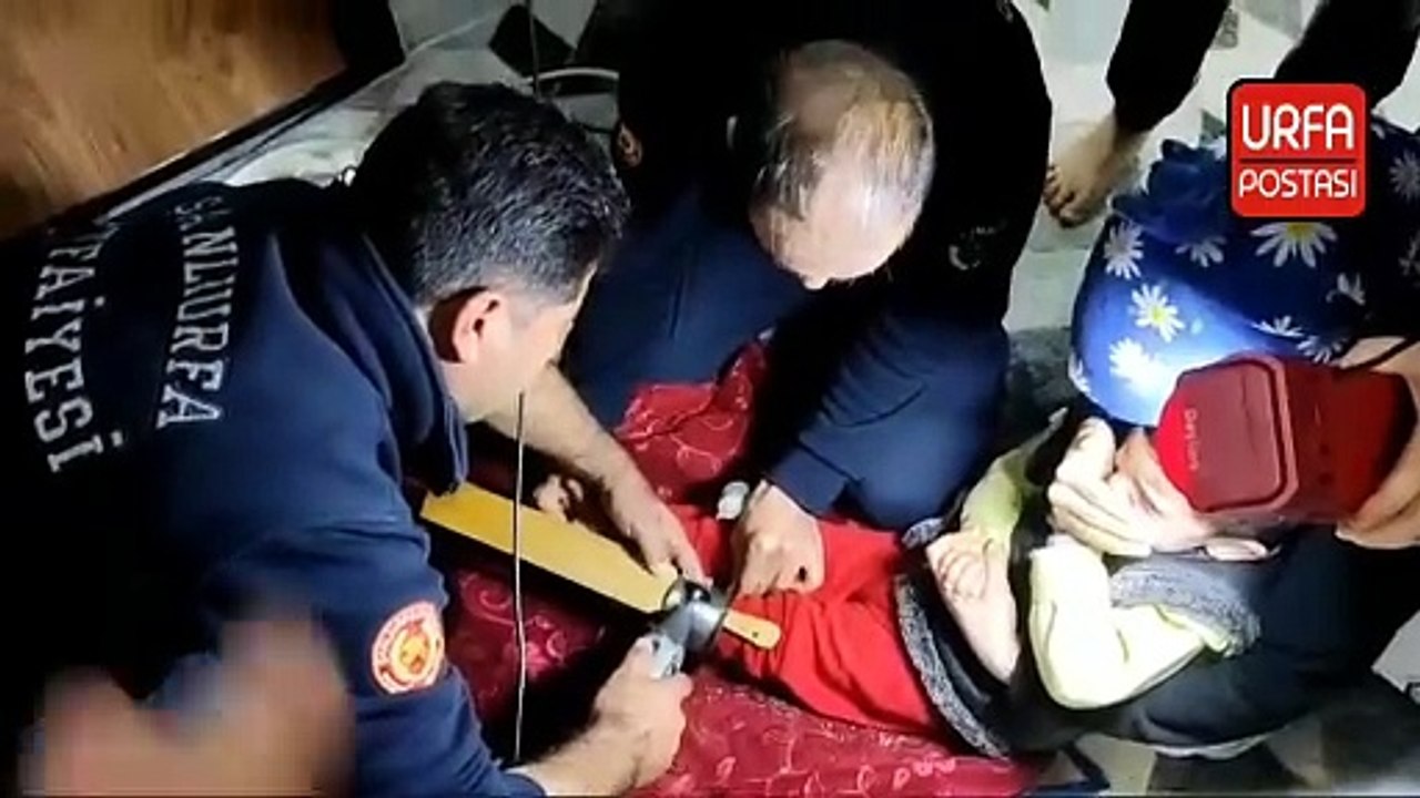 Eyyübiye’de küçük çocuğun imdadına itfaiye yetişti