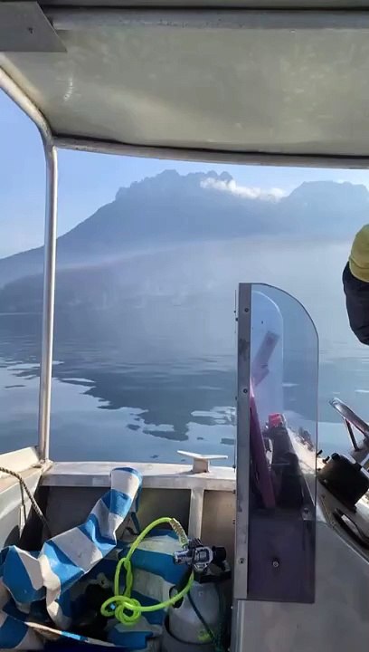 France ce matin eau 6° -40m temps idéal.