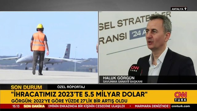 Türk savunma sanayi, yurt dışına 10,2 milyar dolarlık sözleşme imzaladı