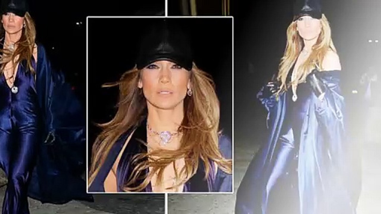 Jennifer Lopez Nods at Her 'Jenny from the Block Days' in Low-Cut Jumpsuit and Baseball Cap at Bronx Screening