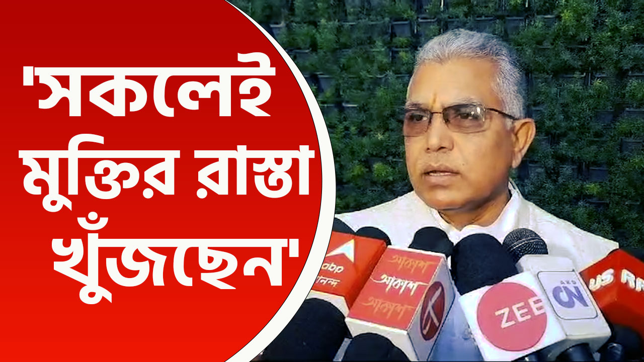 'সকলেই মুক্তির রাস্তা খুঁজছেন' ৩৫৬ ধারা! কি বললেন দিলীপ ঘোষ, দেখুন