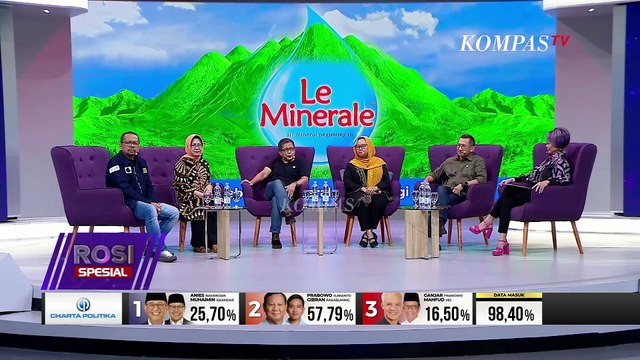 Prabowo Gibran Unggul Hitung Cepat, Rocky Gerung, Qodari hingga Eep Saefulloh Adu Pendapat | ROSI