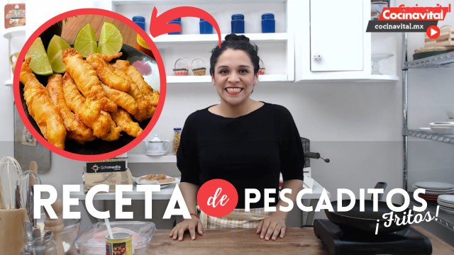 Cómo hacer Tiras de pescado o Pescaditos fritos crujientes ¡Con 6 ingredientes!