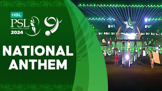 Natasha Baig and Leo Twins' soulful rendition of the National Anthem | HBL PSL 9 | M1Z2U #HBLPSL9 | #KhulKeKhel