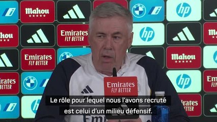 Real Madrid - Ancelotti ne va pas installer Tchouaméni en défense centrale